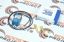 MAC 3 Port 5.4W Electronic Boost Control Solenoid Valve + Barbed Brass Fittings picture