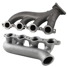 2x Turbo Exhaust Manifold For Chevy Silverado for GMC Sierra 1500 LS Vortec picture