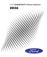2026 Ford F-Super Duty, F-250-550 Truck Owners Manual User Guide picture