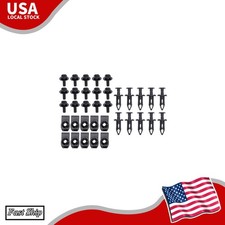 35PCS M6 Bolts U-nut Clips Set for Toyota Splash Shield Under Cover picture
