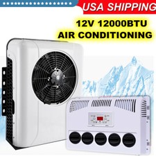 12V 11000BTU Truck Cab Air Conditioner Split AC For Semi Trucks Bus RV Caravan picture