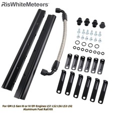 for GM LS Series Gen III or IV EFI LS1 LS2 LS6 LS3 L92 Engine Fuel Rail Kit New picture