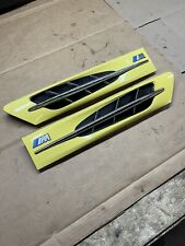 98-02 BMW Z3 M Roadster Coupe Side Hood Cowl Grille Pair Dakar Yellow OEM S52 picture