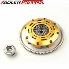 ADLERSPEED Racing Twin Disc Clutch For 92-05 Honda Civic D15 D16 D17 Standard WT picture