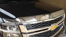 Chrome AeroSkin Hood Protector Bug Shield Deflector for 2015-2020 Tahoe Suburban picture