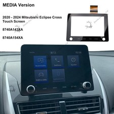 Repair 2022 - 2024 Mitsubishi Eclipse Cross OEM 8 Radio Touch Screen 8740A143XA picture