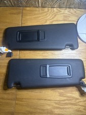 12-19 BMW 3 4 SERIES (F30 F31 F32 F33) FRONT LEFT & RIGHT SUNVISOR SET (Black) picture