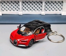 Bugatti Chiron Red/Black Custom Diecast Car Opening Doors 🎁AWESOME GIFT🎁 picture
