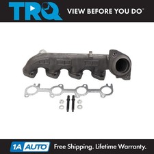 TRQ Exhaust Manifold & Gasket Kit Left Driver for F250 F350 Excursion Van 5.4L picture