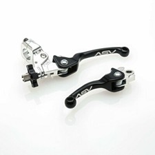 ASV F2 PAIR PACK Brake & Clutch Levers w/ Perch #BCF20106SX - Black picture