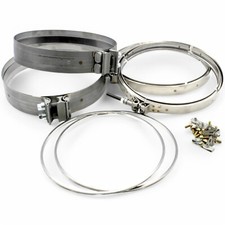 DPF Clamp & Gasket Kit For Detroit Engines A680950202 A6809950302 A6804910480 picture