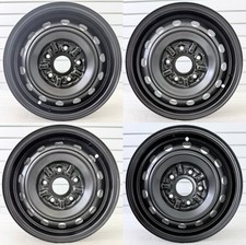 1992-2000 TOYOTA CAMRY FACTORY OEM 14 HOLE 14X5.5 BLACK STEEL WHEELS RIMS 69293 picture