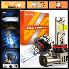 Super Bright 9005/HB3 LED Bulbs 12000LM, 6500K Cool White, Waterproof, Easy Inst picture