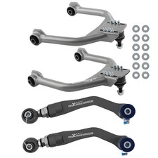 Rear + Front Upper Adjustable Camber Control Arm Kit for Chrysler 300 05-23 RWD picture