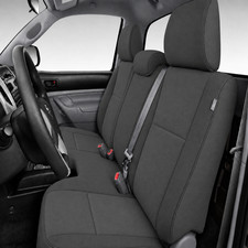 Exact Fit Bench Seat Cover for Tacoma Dark Gray Three Adjustable Headrest picture