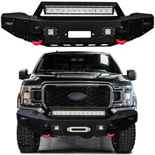 Vijay For 2018-2020 Ford F150 Front Bumper w/5xLED Lights and D-Rings picture