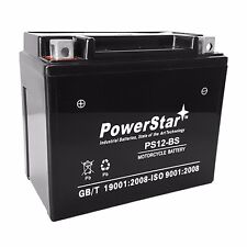 YTX12-BS Power Sports Battery Replaces 12-BS ETX12 GTX12-BS CYTX12-BS CTX12-BS picture