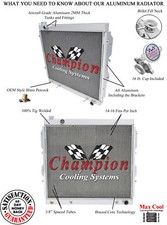 2000 2001 2002 2003 2004 2005 2006 Toyota Tundra 3 Row Champion ADV Radiator picture