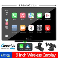 Carpuride 9 Inch Wireless Carplay & Android Auto Car Play Mirror Link Bluetooth picture