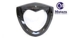 Mutazu Vivid Black Headlight Bad Boy Bezel Scowl for Victory Cross Country picture