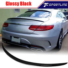 Fits Mercedes Benz S-Class C217 S63 S65 AMG Coupe Trunk Spoiler Wing Gloss black picture