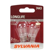 SYLVANIA 7443 Long Life Miniature Bulb, Daytime 2 Count(Pack of 1), White picture