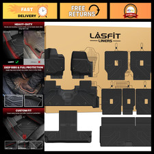 7-Seat Floor Mats for 2025-2027 Ford Expedition - All Weather Protection, Custom picture