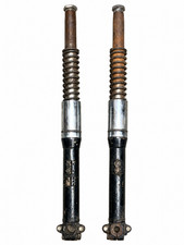 1949-1953 BSA A10 Plunger A7 650 Golden Flash Front Fork Legs Pair Tubes Core picture