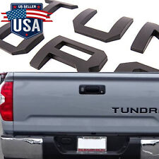 Matte Black Rear Tailgate 3D Letters Insert Badges For Tundra 2014-2021 Emblems picture