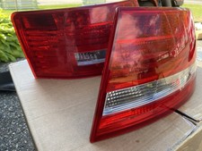 2005-2008 Audi OEM A6 S6 C6 LED Taillights Pair ULO WITH Holder & bulbs all OEM picture