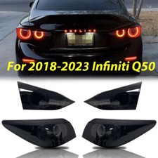 For 2018-2023 INFINITI Q50 Smoke Skyline V37 400R Style LED Tail Lights Lamps picture