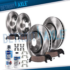 Front and Rear Disc Rotors + Ceramic Brake Pads for 2004 - 2010 Toyota Sienna picture