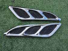 11-17 INFINITI QX56 QX80 FRONT RIGHT & LEFT FENDER CHROME TRIM MOLDING VENTS OEM picture