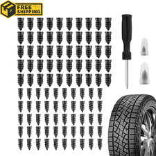 Tire Plug Kit 100Pcs Flat Tire Repair Kit Rubber Screwdriver Car Truck Set count picture