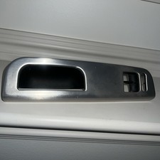 VW Golf/GTI Mk4 Window Switch Cover, Grab Handle 2 Dr  Brushed Aluminum picture