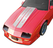 Rally Hood Decals Racing Stripes Fit  Any Car or Truck DIY Add your Own Text picture