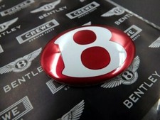 NEW Red Trunk B emblem badge Bentley Continental Gt Gtc & Flying Spur 2012 + picture