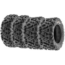 SunF ATV UTV TIRES FULL SET 4 - 25x8-12 25x8x12 Front 25x10-12 25x10x12 Rear 6PR picture