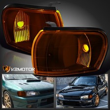 Fits 1995-2001 Subaru Impreza WRX Amber Corner Lights Signal Parking Lamps 95-01 picture
