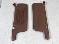 1987-96 Nissan D21 Pick Up Truck Pathfinder Sun Visors LH RH OEM SunVisor Brown picture
