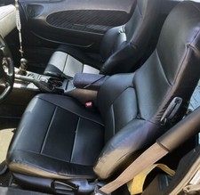 FOR 1992-1996 HONDA PRELUDE IGGEE S.LEATHER CUSTOM FIT SEAT COVERS 13 COLORS picture