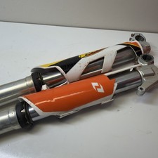08 - 15 KTM 150 SX OEM FORKS WP 48MM SUSPENSION LEFT RIGHT SET PAIR GOOD  picture