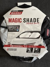 Genuine Dickies 2-Pc Magic Windshield Shade Archer White Foldable picture