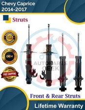 Premium OE Front  & Rear Struts For 2014-2017 Chevy Caprice Lifetime Warranty picture