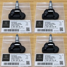 Brand New Set of Four (4) OEM Genuine Mercedes TPMS 0009050030, A0009050030 picture