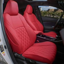 EKR Custom Fit 2023-2026 Honda Accord Seat Covers 5-Seater Full Set Leather Red picture