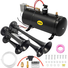 Nice Train Horn Kit 4 Trumpet W/150PSI Air Compressor Complete System Top1 picture