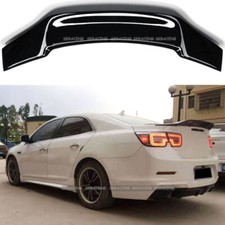 For 13-15 Chevrolet Malibu Gloss Black DuckBill HighKick Rear Trunk Spoiler Wing picture