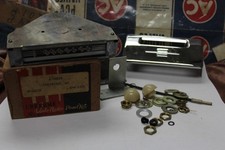 VINTAGE NOS 1940s CHEVROLET WASCO DW-5501 CRONAME AUTO RADIO PANEL KIT A-18849 picture