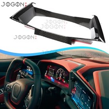 Real Carbon Fiber Speedometer Cluster Cover For Corvette C8 Stingray Z06 2026-27 picture